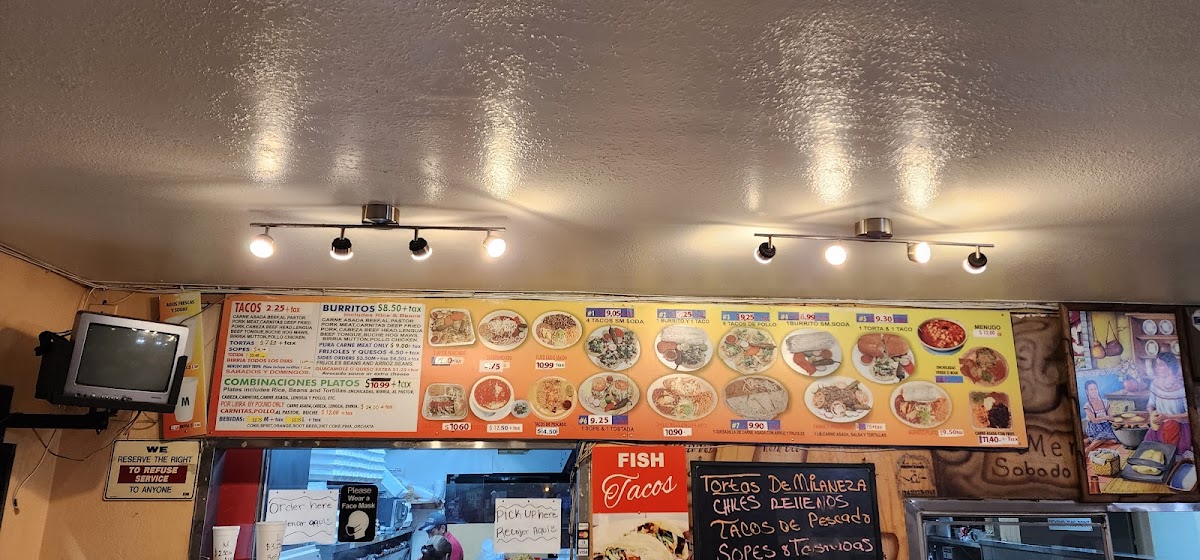 Taqueria 2 Amigos Menu - Image 1